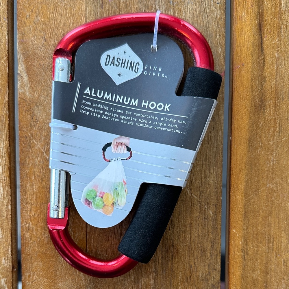 Dashing Red Aluminum Hook